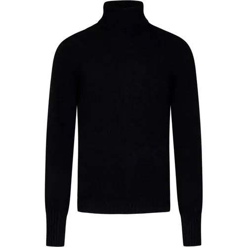 Schwarzer Kaschmir Rollkragenpullover , Herren, Größe: 2XL - Drumohr - Modalova