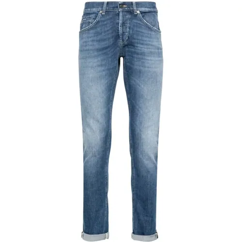 Slim-Fit Jeans for Men , male, Sizes: W30, W34, W35, W38, W33, W31, W29 - Dondup - Modalova