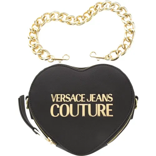 Mini Bags, female, , Size: ONE SIZE Heart Logo Lock Bag - Versace Jeans Couture - Modalova