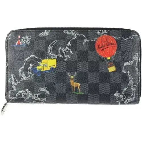 Pre-owned Wallets, female, , Size: ONE SIZE Pre-owned Canvas wallets - Louis Vuitton Vintage - Modalova