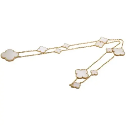 Pre-owned Jewellery, female, , Size: ONE SIZE Pre-owned Gold necklaces - Van Cleef & Arpels Pre-owned - Modalova