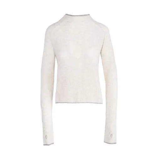 Hést, Luxuriöser Rippstrickpullover , Damen, Größe: L - HÉST - Modalova