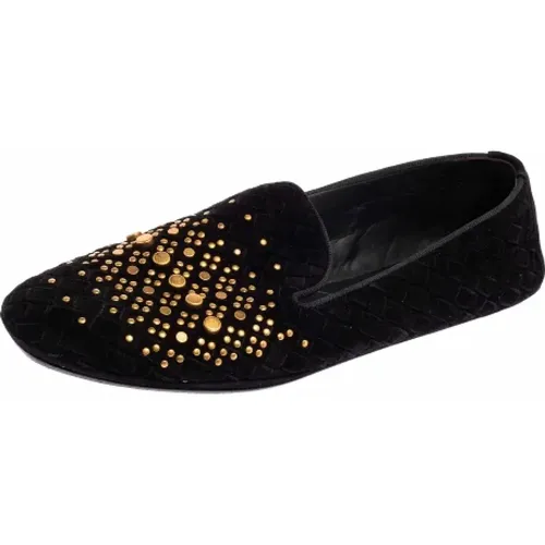 Pre-owned Flats, female, , Size: 6 US Pre-owned Suede flats - Bottega Veneta Vintage - Modalova