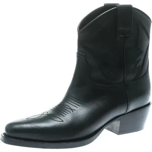 Pre-owned Leather boots , female, Sizes: 3 UK - Valentino Vintage - Modalova