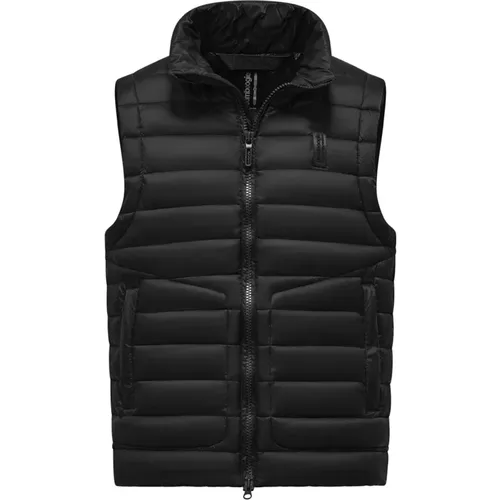 Vests, male, , Size: M PrimaLoft® Filled Hooded Vest - BomBoogie - Modalova