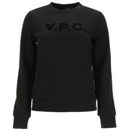 Felpa Women's Sweatshirt , female, Sizes: XL - A.p.c. - Modalova
