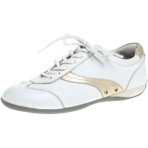 Pre-owned Sneakers, female, , Size: 5 1/2 US Pre-owned Leather sneakers - Prada Vintage - Modalova