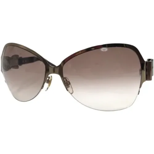 Pre-owned Accessories, female, , Size: ONE SIZE Pre-owned Glass sunglasses - Gucci Vintage - Modalova