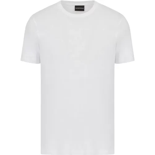 Reise Essentials T-Shirt , Herren, Größe: 2XL - Emporio Armani - Modalova