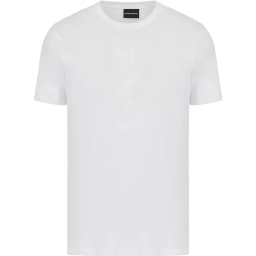 Reise Essentials T-Shirt , Herren, Größe: L - Emporio Armani - Modalova