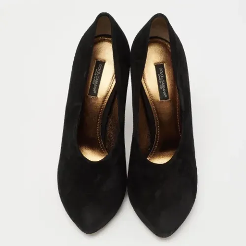 Pre-owned Pumps, female, , Size: 8 US Pre-owned Suede heels - Dolce & Gabbana Pre-owned - Modalova