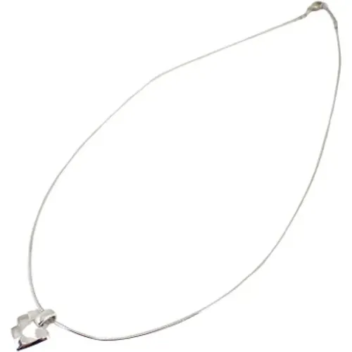 Pre-owned Jewellery, female, , Size: ONE SIZE Pre-owned Silver necklaces - Tiffany & Co. Pre-owned - Modalova