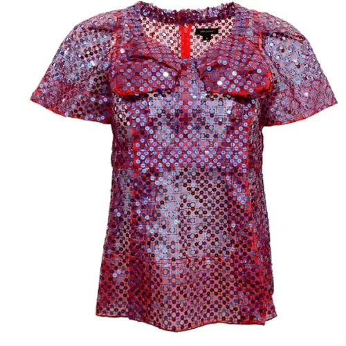 Pre-owned Tops, female, , Size: 2XS Polyester Top - Excellent Condition - Marc Jacobs Pre-owned - Modalova