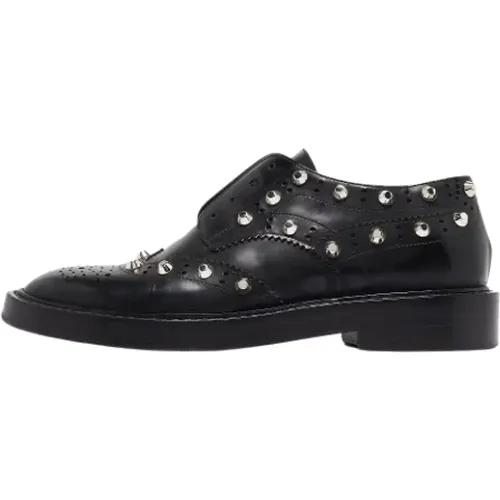 Pre-owned Flats, female, , Size: 7 1/2 US Pre-owned Leather flats - Balenciaga Vintage - Modalova