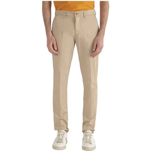 Chinos, male, , Size: M Stretch Chino Pants - Harmont & Blaine - Modalova