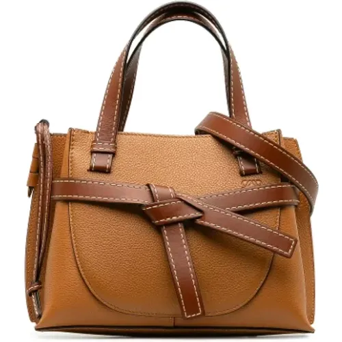 Pre-owned Leather totes , female, Sizes: ONE SIZE - Loewe Pre-owned - Modalova