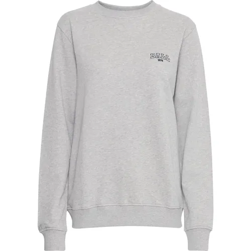 Lässiger Sweatshirt mit Besticktem Detail , Damen, Größe: L - Ball - Modalova