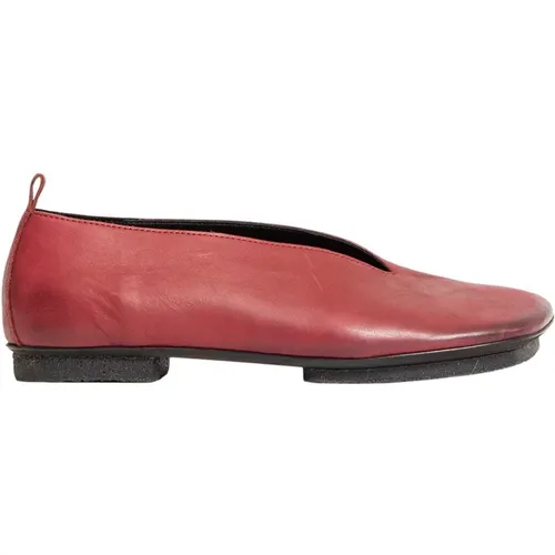 Rote Stone Ballet Cut-Out Schuhe , Damen, Größe: 37 EU - UMA WANG - Modalova