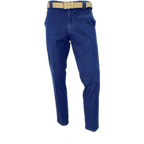 Trousers , male, Sizes: W30 - Meyer - Modalova