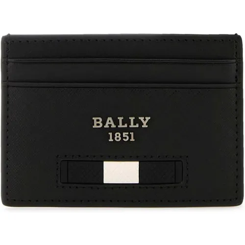 Leather cardholder , male, Sizes: ONE SIZE - Bally - Modalova