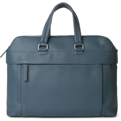 Leather Shoulder Bag Marino Micron , male, Sizes: ONE SIZE - Orciani - Modalova