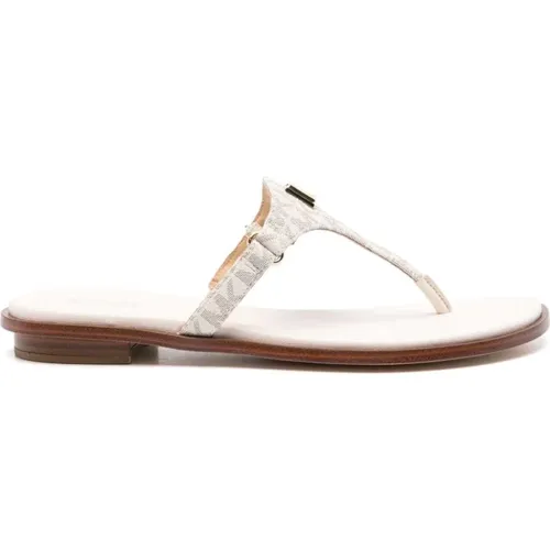Flat Thong Sandals , female, Sizes: 5 1/2 UK, 7 UK - Michael Kors - Modalova