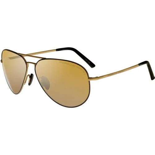 Bronze/Brown Gold Sunglasses,Gold/Braune Sonnenbrille - Porsche Design - Modalova