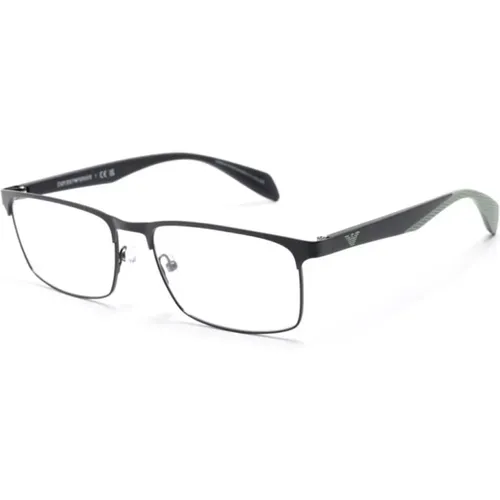 Optical Frame Glasses , male, Sizes: 54 MM, 56 MM - Emporio Armani - Modalova