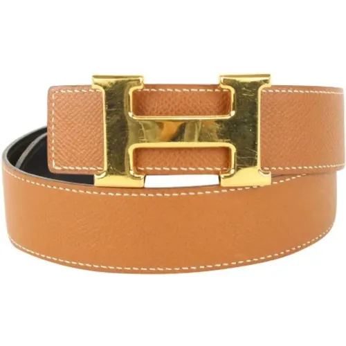 Pre-owned Belts, female, , Size: ONE SIZE Pre-owned Leather belts - Hermès Vintage - Modalova