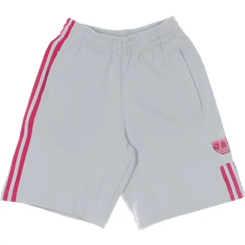 Casual Shorts, male, , Size: XL 3D Trefoil Ombre Short Suit - Adidas - Modalova