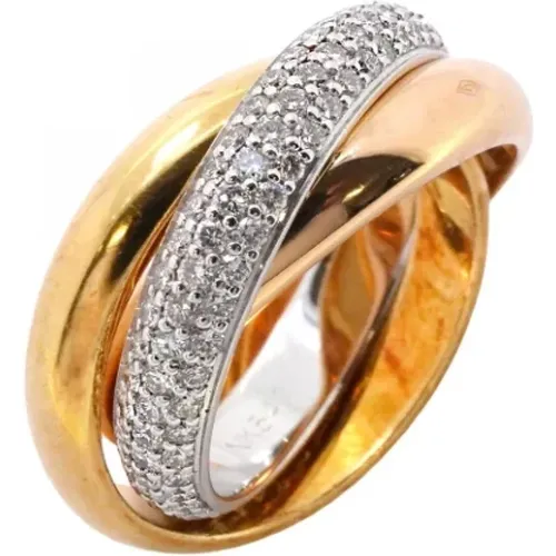 Pre-owned Jewellery, female, , Size: ONE SIZE Pre-owned Gold rings - Cartier Vintage - Modalova