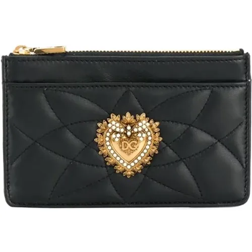 Fashion Devotion Wallet , female, Sizes: ONE SIZE - Dolce & Gabbana - Modalova