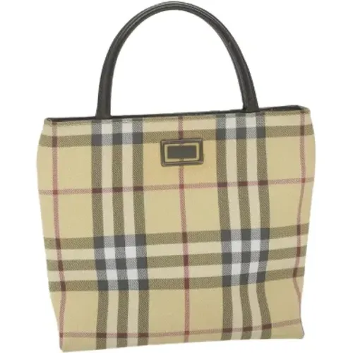 Pre-owned Tote Bags, female, , Size: ONE SIZE Pre-owned Leather handbags - Burberry Vintage - Modalova