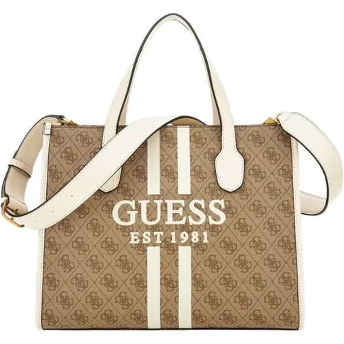 Handtasche aus Kunstleder mit 4G-Logo - Guess - Modalova