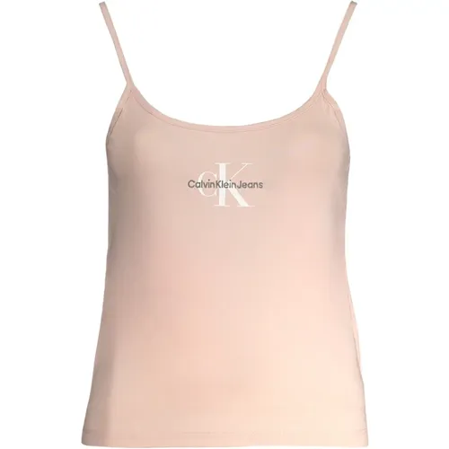 Womens Tank Top Embroidered Logo , female, Sizes: XS, S, M, L, XL - Calvin Klein - Modalova