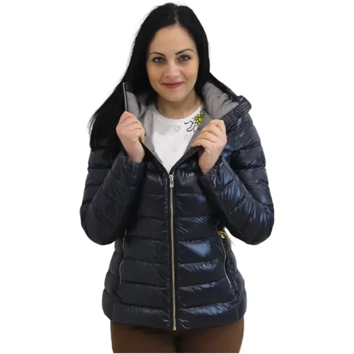 Gefütterte Jacke mit Kapuze , Damen, Größe: XS - Ciesse Piumini - Modalova