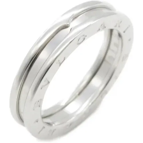 Pre-owned Jewellery, female, , Size: ONE SIZE Pre-owned White Gold rings - Bvlgari Vintage - Modalova