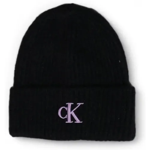 Embroidered Winter Hat Collection , female, Sizes: ONE SIZE - Calvin Klein - Modalova