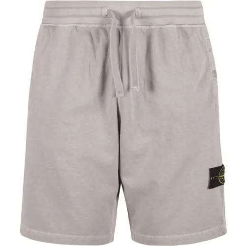 Mens Clothing Shorts Dust Ss24 , male, Sizes: S, XL - Stone Island - Modalova