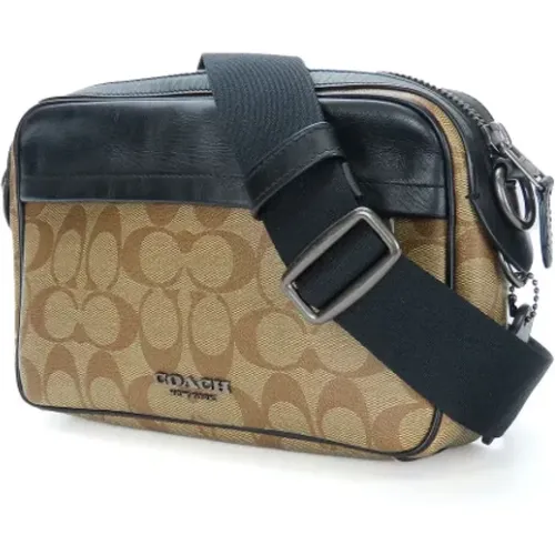 Pre-owned Cross Body Bags, female, , Size: ONE SIZE Pre-owned Canvas shoulder-bags - Coach Pre-owned - Modalova