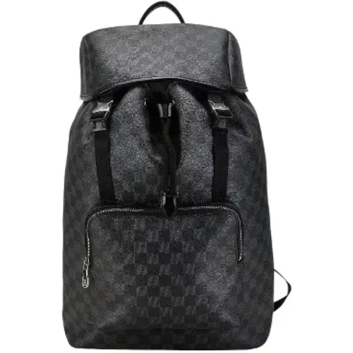 Pre-owned Backpacks, male, , Size: ONE SIZE Pre-owned Canvas handbags - Louis Vuitton Vintage - Modalova