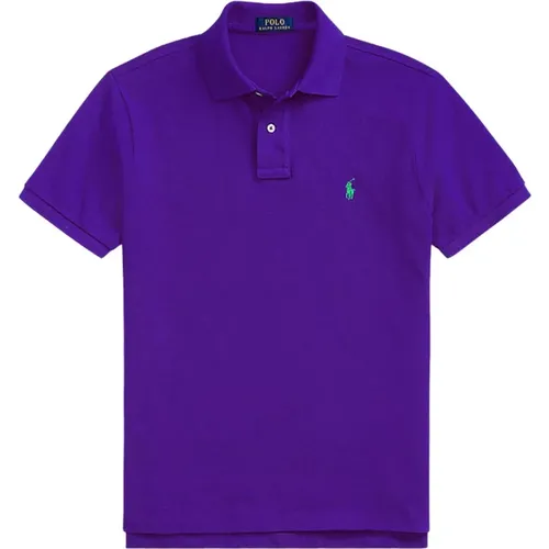 T-Shirt,Lila Polo Shirt mit Iconic Pony - Ralph Lauren - Modalova