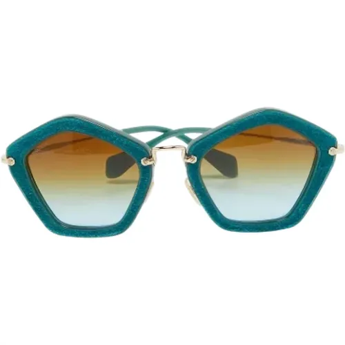 Pre-owned Accessories, female, , Size: ONE SIZE Pre-owned Acetate sunglasses - Miu Miu Pre-owned - Modalova