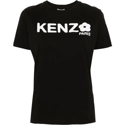 Logo Print T-shirt , female, Sizes: S, M, XS - Kenzo - Modalova