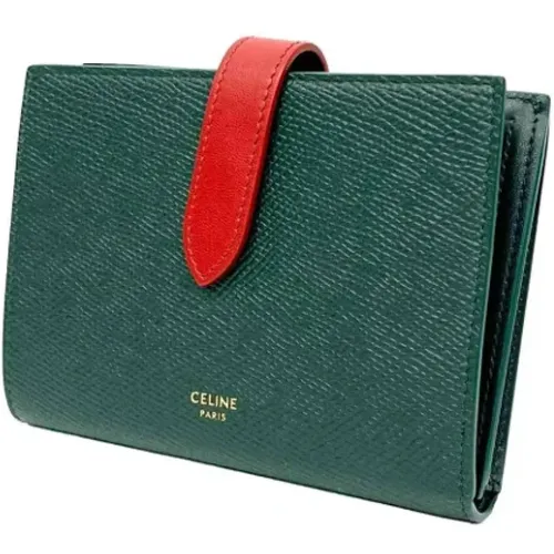 Pre-owned Wallets, female, , Size: ONE SIZE Pre-owned Leather wallets - Celine Vintage - Modalova