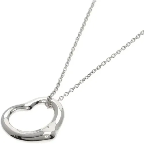 Pre-owned Jewellery, female, , Size: ONE SIZE Pre-owned Silver necklaces - Tiffany & Co. Pre-owned - Modalova