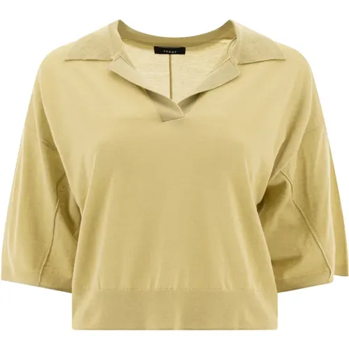 V-neck Knitwear, female, , Size: 2XS Elton Polo Shirt - Soeur - Modalova