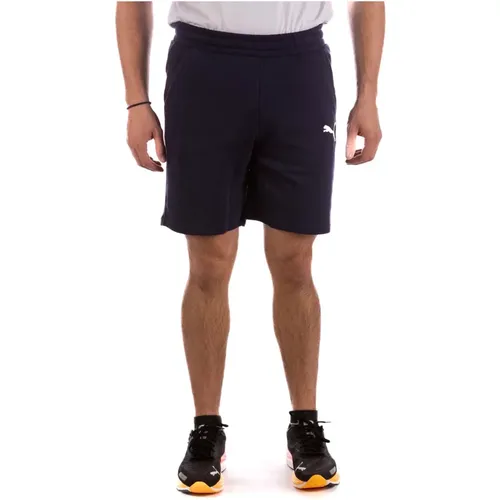 Teamgoal 23 Casuals Blaue Shorts , Herren, Größe: L - Puma - Modalova