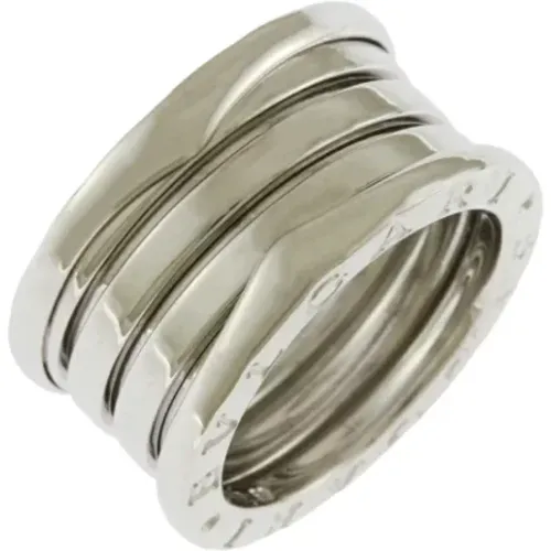 Pre-owned White Gold rings , female, Sizes: ONE SIZE - Bvlgari Vintage - Modalova