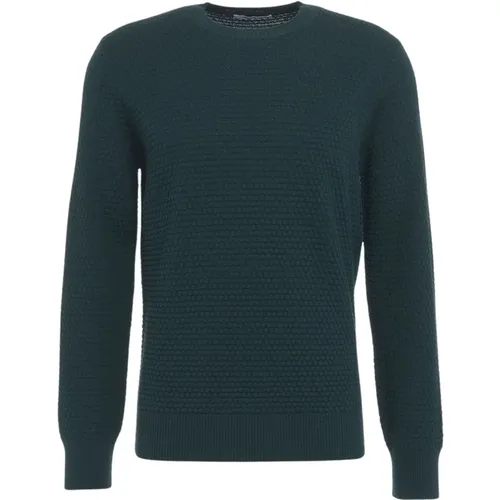 Knitwear Bubble Stitch Sweater , male, Sizes: L, XL - Kangra - Modalova